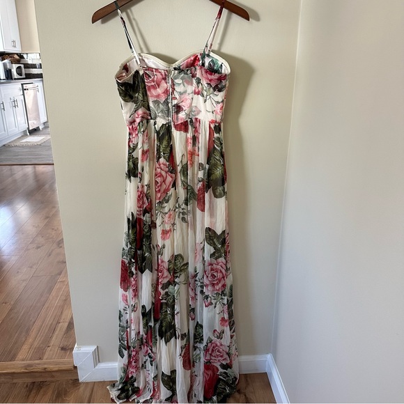 Hemant & Nandita Naaz Floral Corset Maxi Dress - Picture 13 of 13